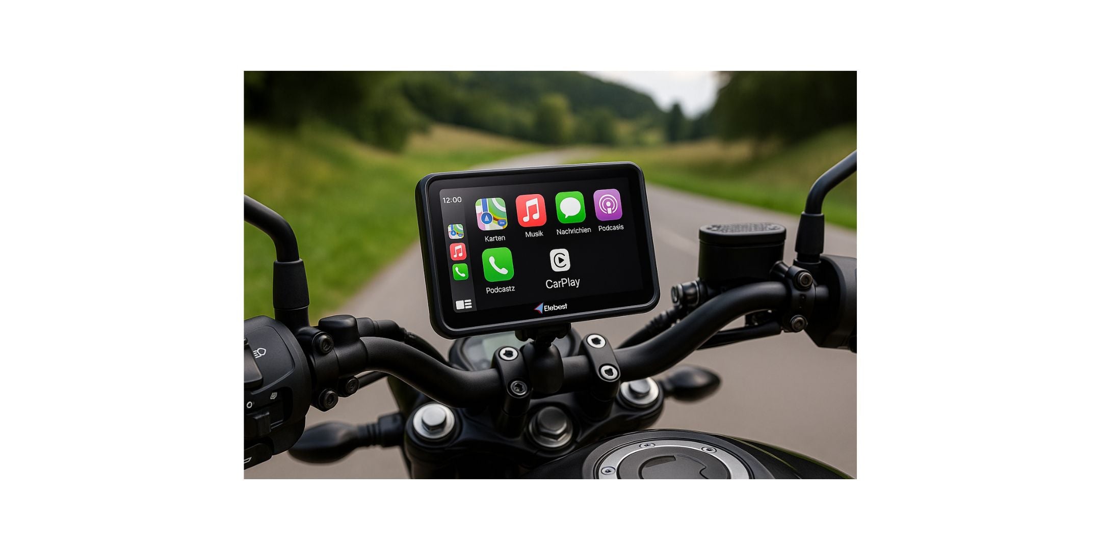 Motorrad Navis mit CarPlay & Android Auto - Elebest
