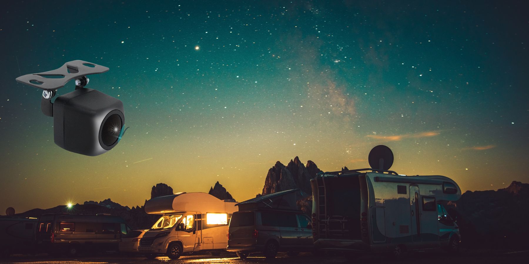 Wohnmobil Navigation mit HD Funk Rückfahrkamera - Elebest