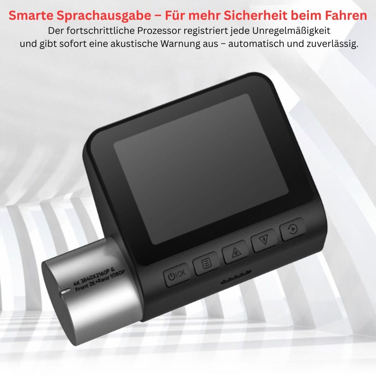 Elebest 4K UHD Dashcam – WLAN, 170° Weitwinkel auto dashcam autokamera mit nachtsicht