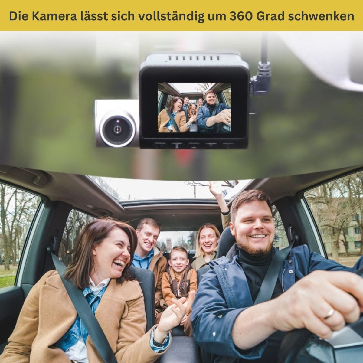 Elebest 4K UHD Dashcam – WLAN, 170° Weitwinkel auto dashcam autokamera mit nachtsicht