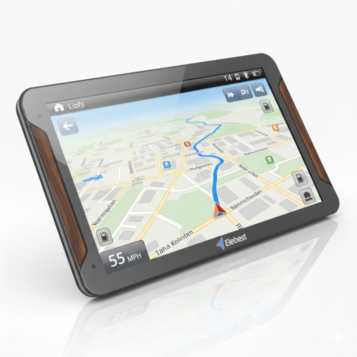 Elebest 70K – 7" Navi mit Rückfahrkamera Auto Rückfahrkamera Funk kabellose rückfahrkamera