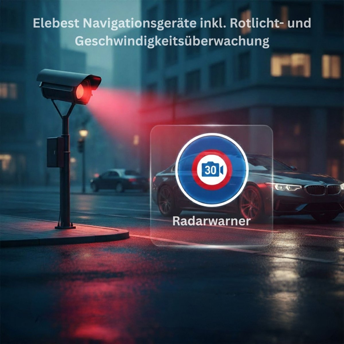 Elebest 70K – 7" Navi mit Rückfahrkamera Auto Rückfahrkamera Funk kabellose rückfahrkamera