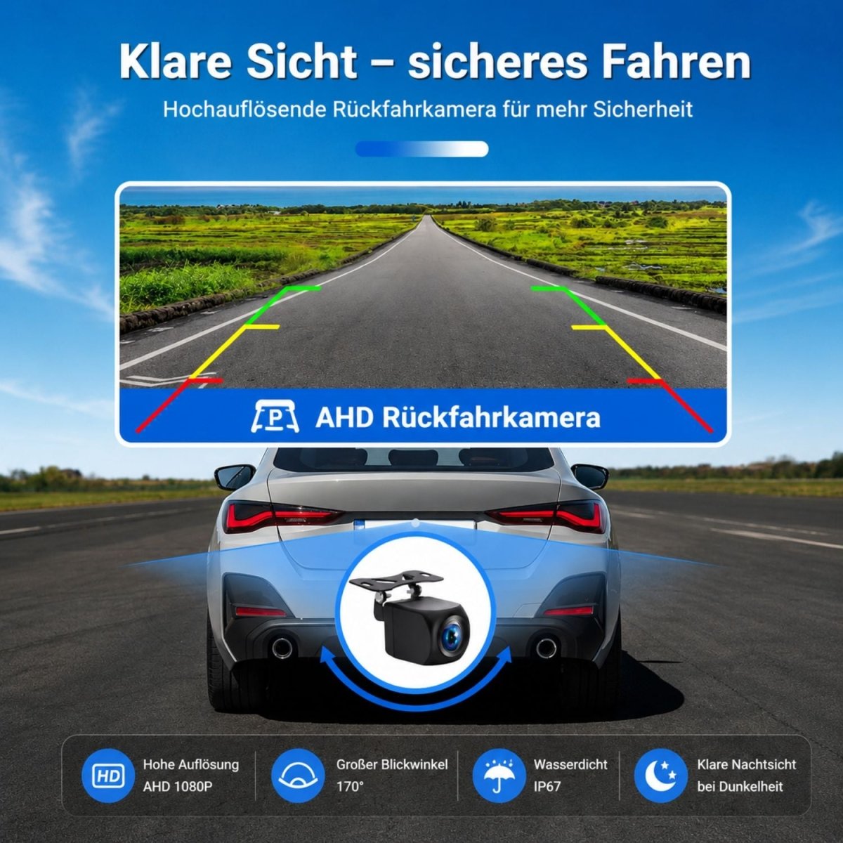 Kabelloses Apple CarPlay und Android Auto auf dem 11,4-Zoll-Display des F88