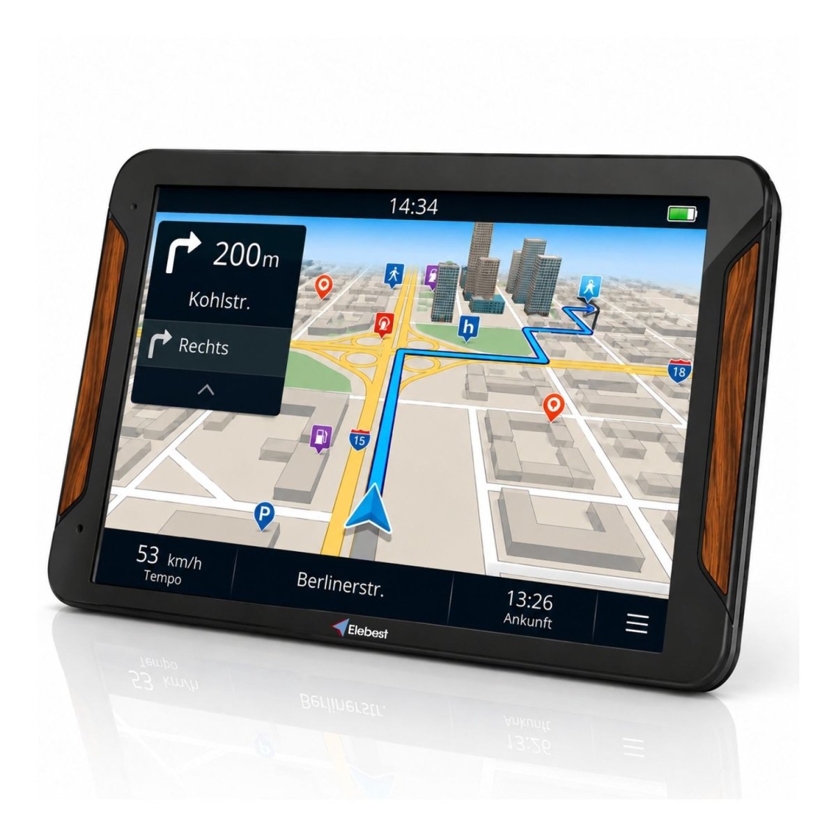 Elebest City 70 Auto- und Wohnmobil-Navi mit 7 Zoll Display