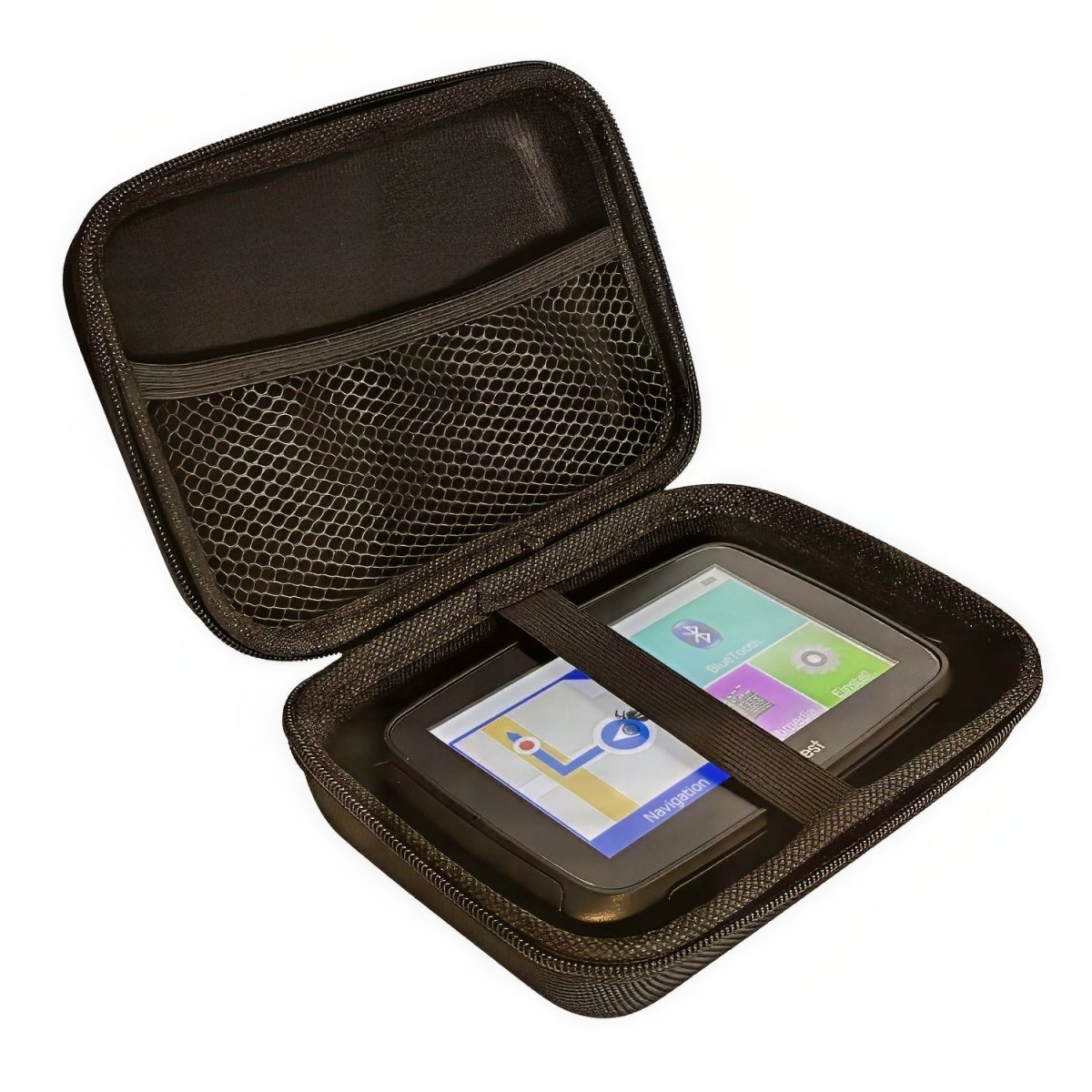 Motorrad Navi Tasche 5-Zoll mit stoßfester Hartschale und Reißverschluss