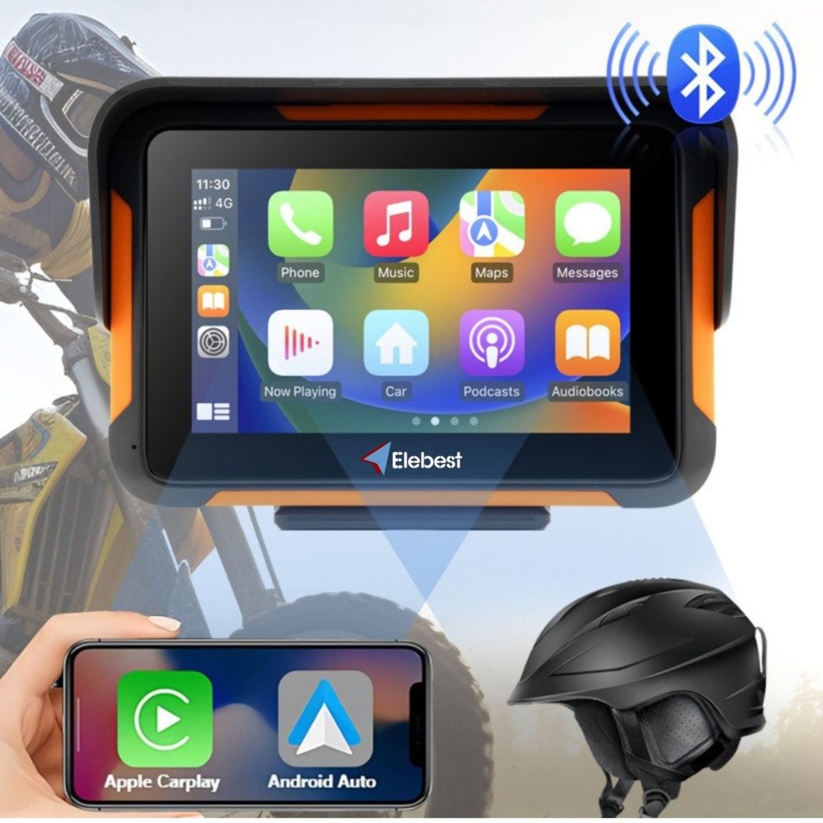 Verbindung des Navis mit Helm-Kommunikationssystem über Bluetooth