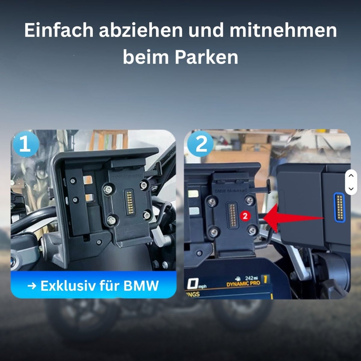 Elebest CB600 (Navigator V/VI Ersatz): 6 Zoll CarPlay Android - Auto Navi für BMW Android Auto Screen Display für Motorrad