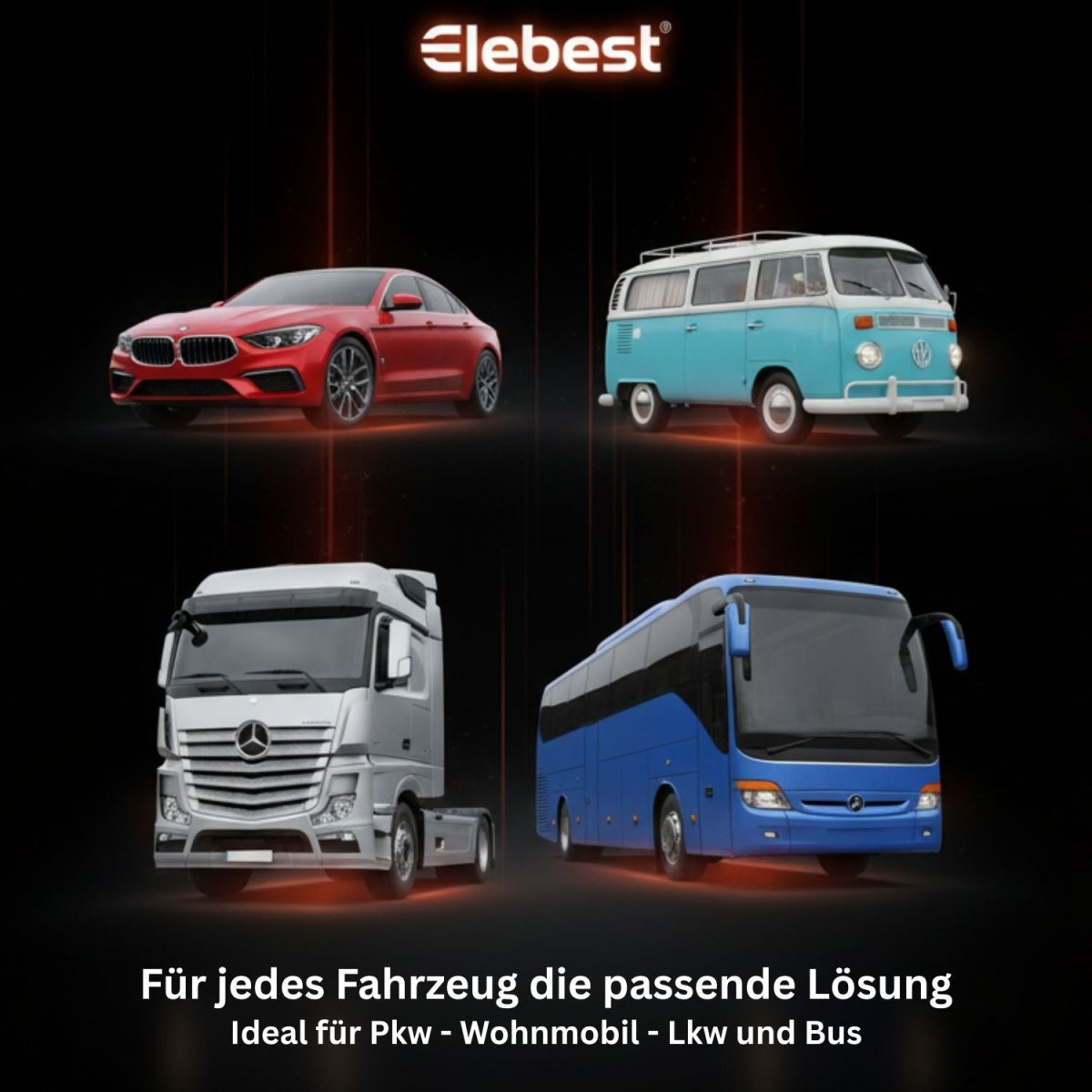 Elebest City 70AT GPS - Navi 7" TMC & Fahrspurassistent & Sonnenblende 7 Zoll Navigationsgerät Navi mit Sonnenblende