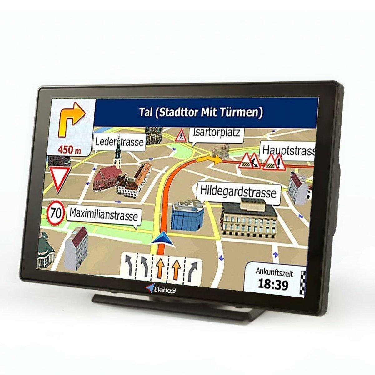 Elebest City 90 Navigationssystem 9 Zoll Display Navigation Elebest Navi navi
