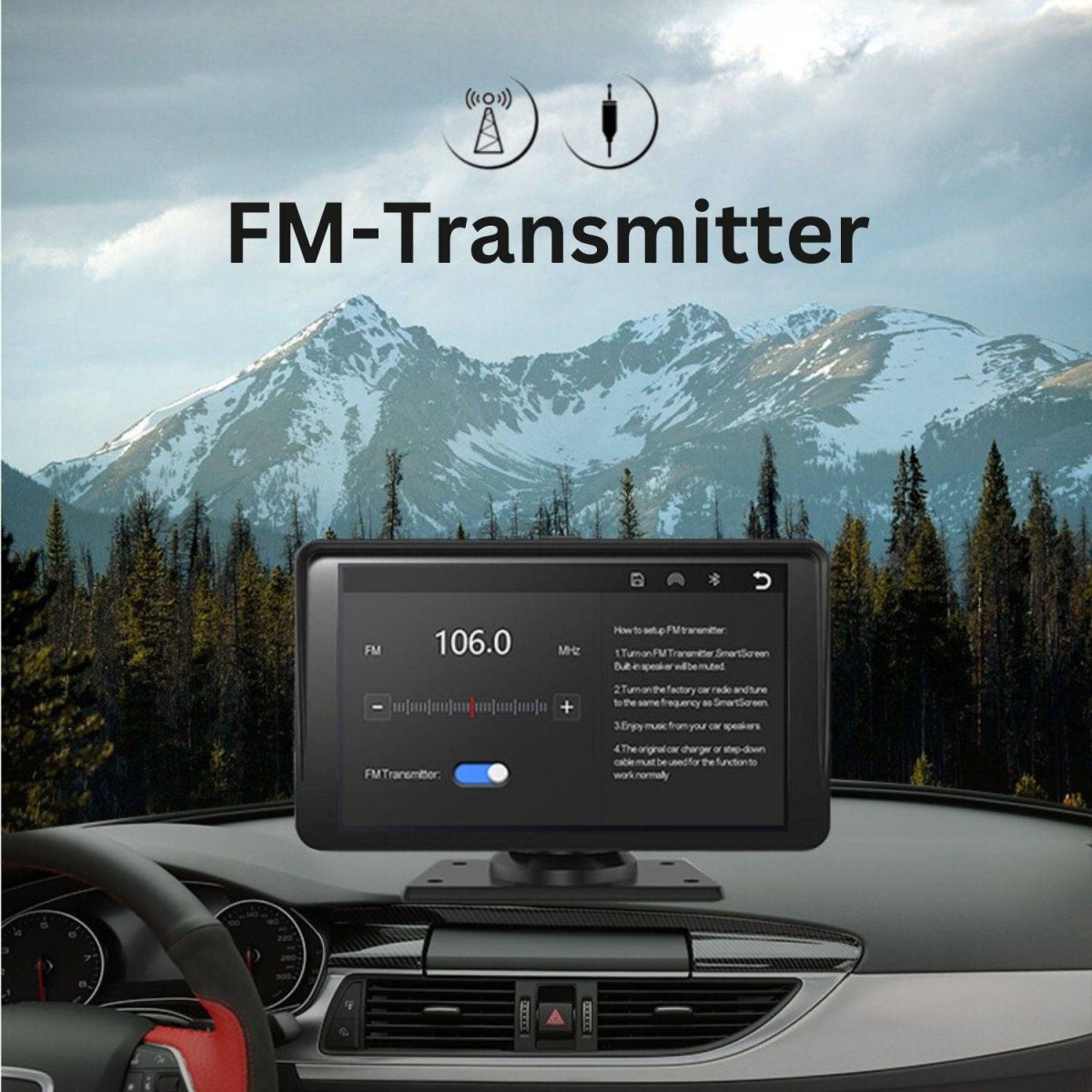 Elebest City 1070 CarPlay Android Auto 7 Zoll Navi Android Auto Elebest Navi