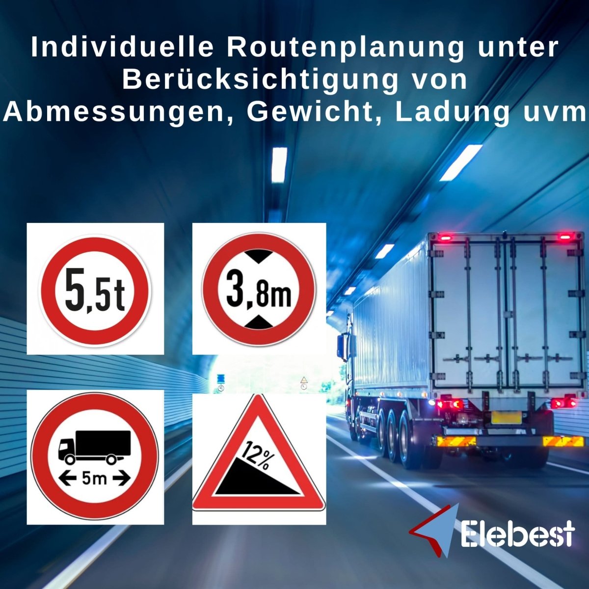 Elebest City 70 Navigationsgerät 7 Zoll Navi Auto Navigationsgerät