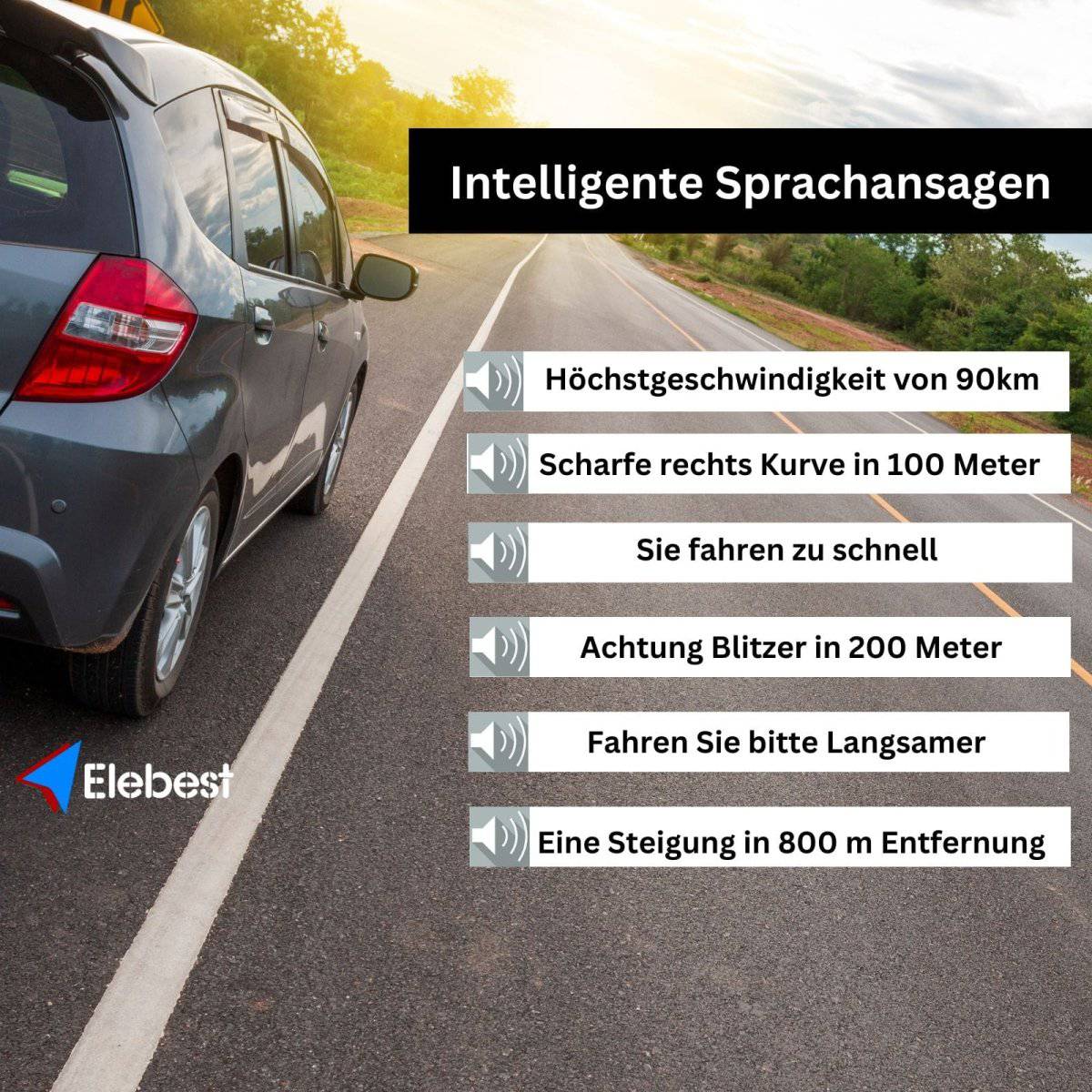 Stabiles 9-Zoll-Navigationsgerät mit TMC-Verkehrsfunktion und umfangreichen Sicherheitsfeatures