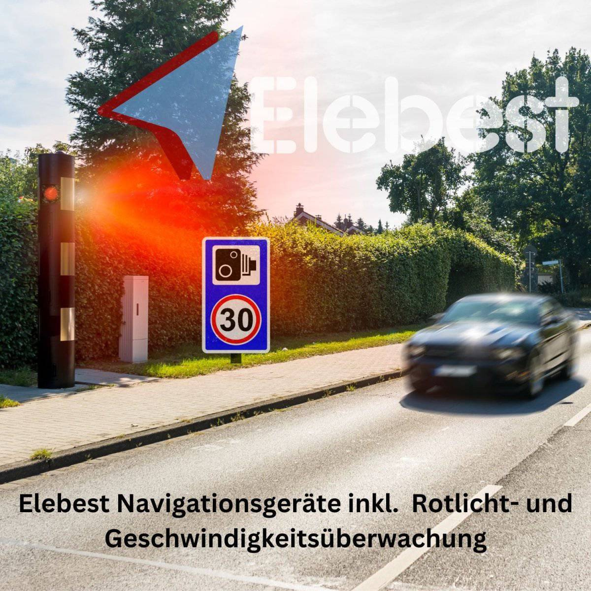 Elebest Drive 924K 9 Zoll Display Funk - Rückfahrkamera drahtlose rückfahrkamera Funk Rückfahrkamera