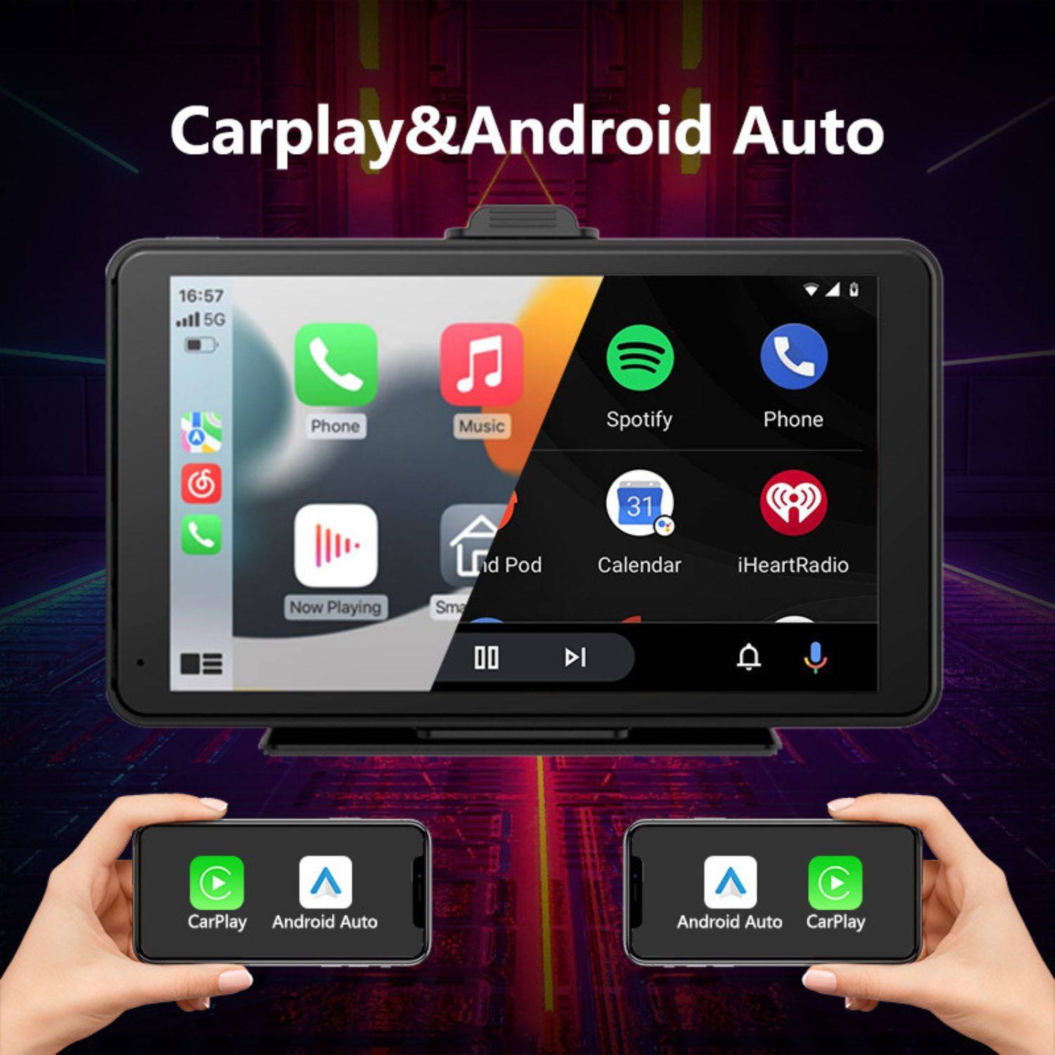 Elebest City 1070 CarPlay Android Auto 7 Zoll Navi Android Auto Elebest Navi