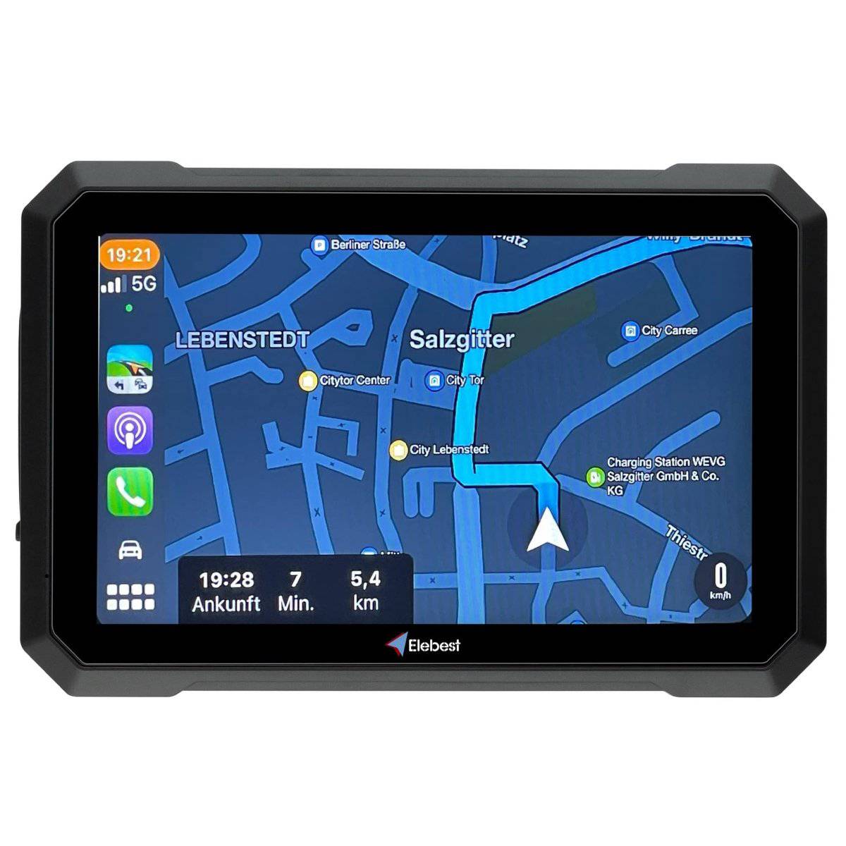 Elebest Motorrad - Navi 7 Zoll CarPlay C750 elebest motorrad navi Motorrad Navi