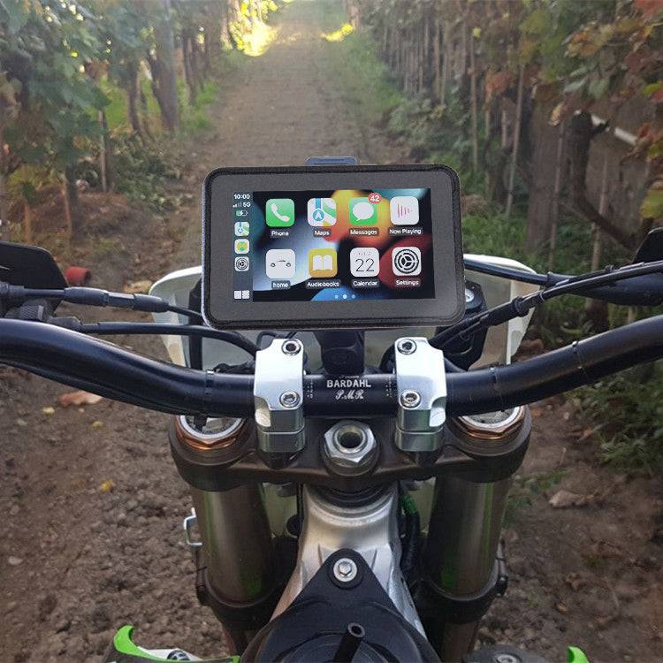  Motorrad-Navisoftware Motorrad-Carplay-Bildschirm hat 3D-Tag und Nacht UI-Modus