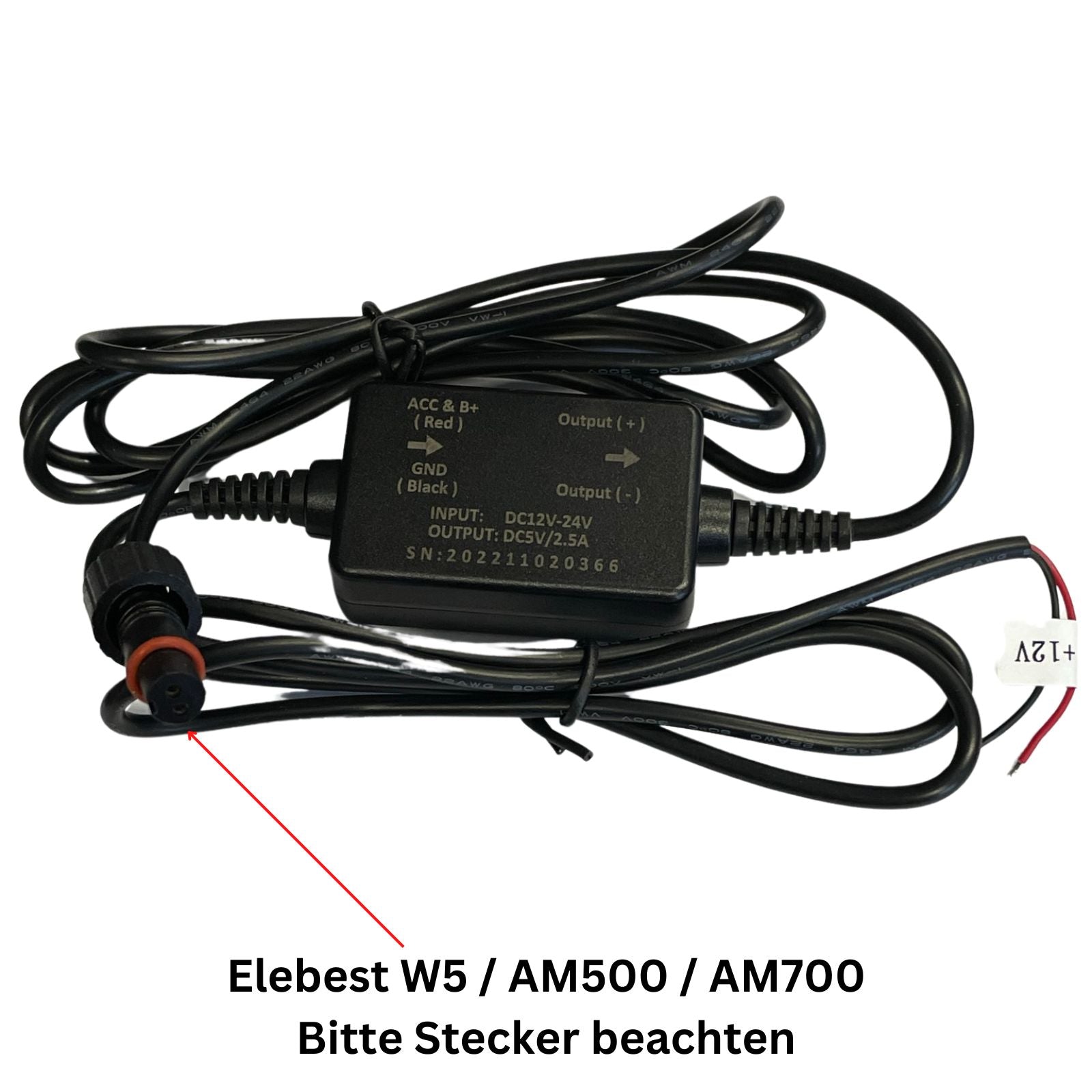 Elebest Motorrad-Navi C750, C650 und Android Navi A1207 Stromversorgung Navigationsgerät