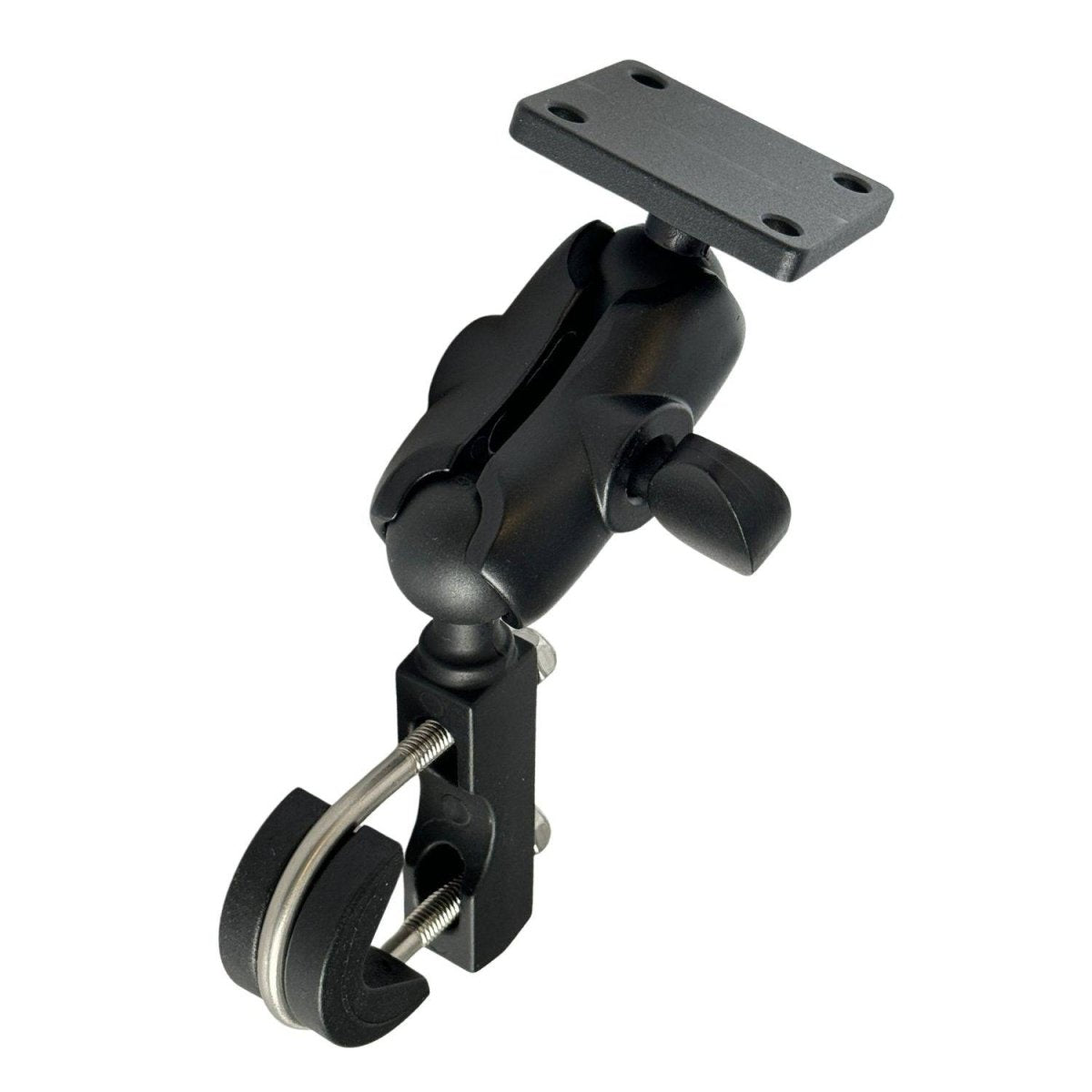 Motorrad-Navi-Halterung aus Metall mit Schraubverschluss – sicher befestigt am Lenker, passend für Elebest Geräte