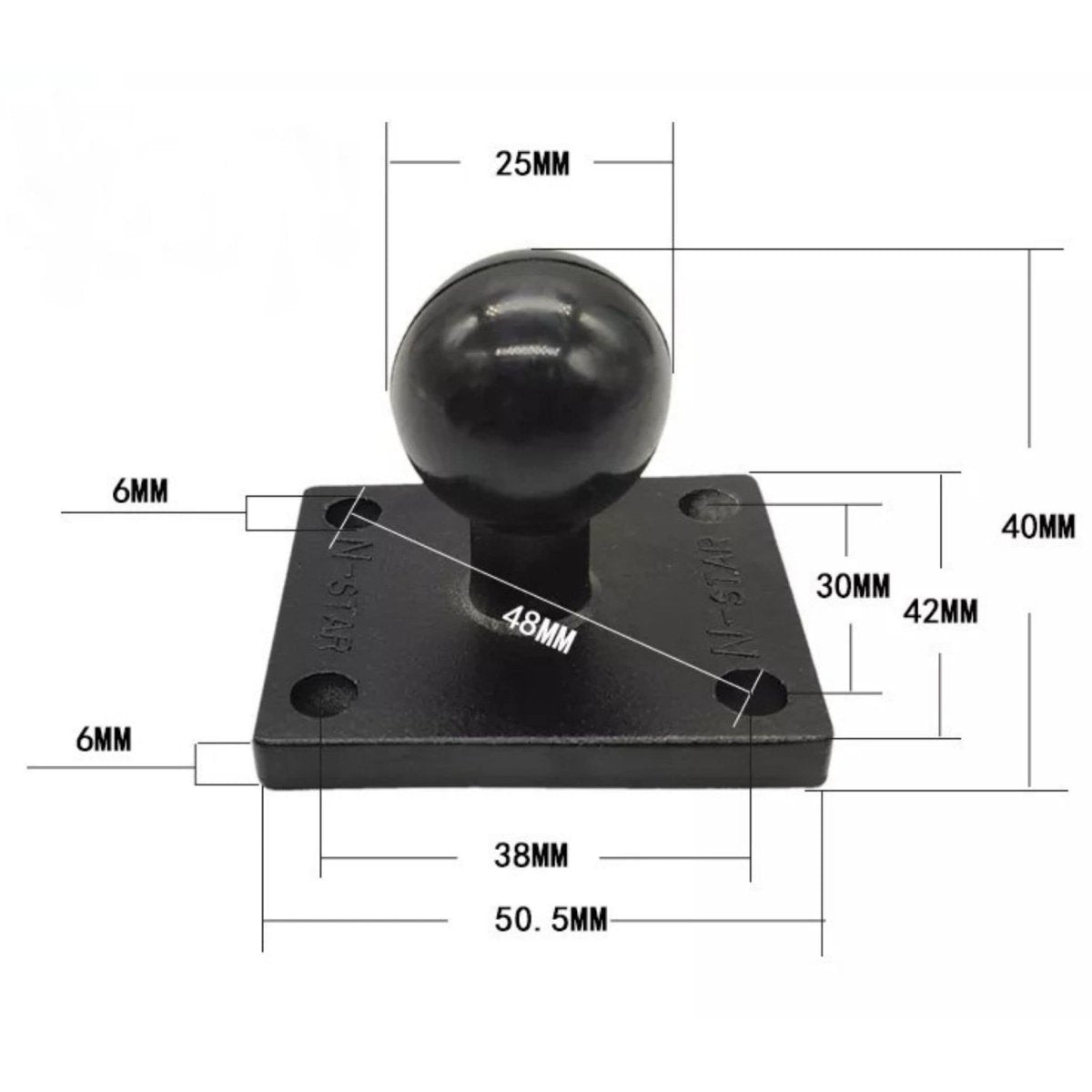 Elebest Navi-Halterung für Motorräder – robuste Konstruktion für Offroad- und Straßeneinsatz