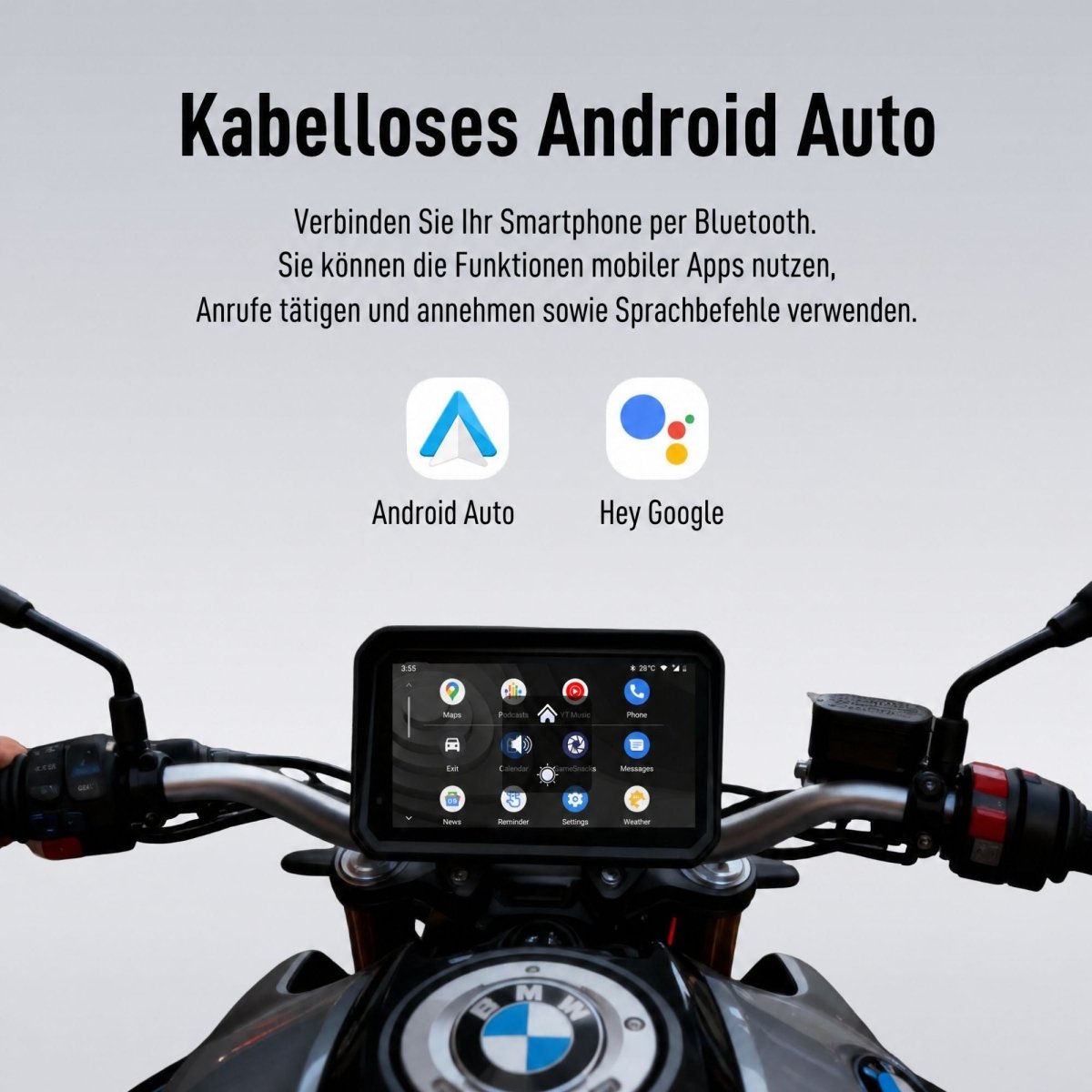 Elebest F96C 6 Zoll Motorrad Display mit 1000 Nits – auch bei Sonne ablesbar