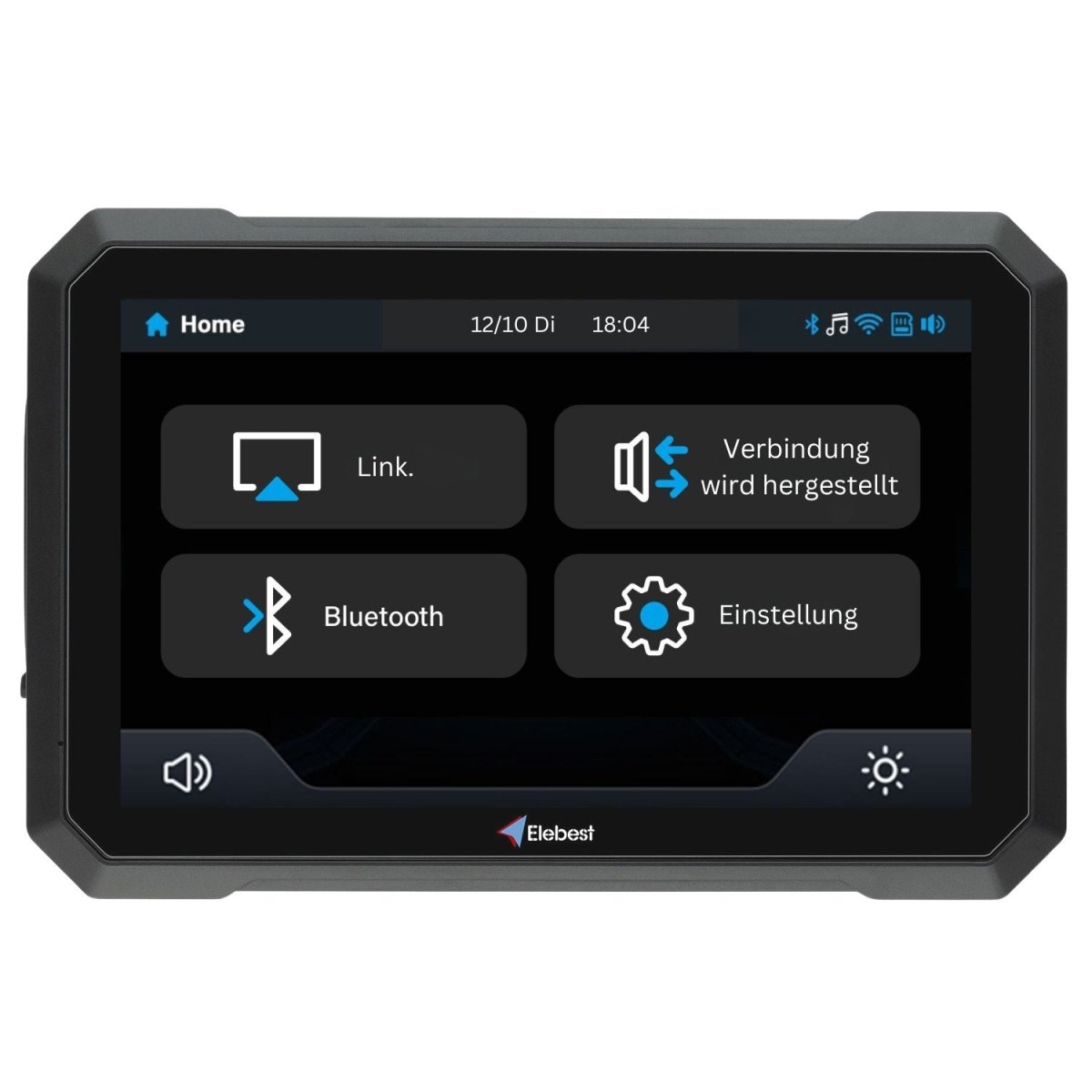 Elebest Motorrad - Navi 7 Zoll CarPlay C750 elebest motorrad navi Motorrad Navi