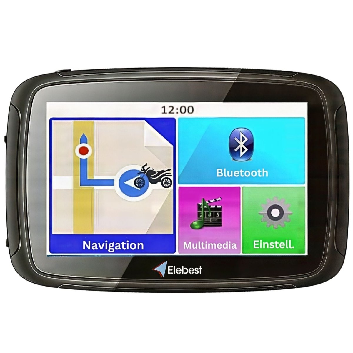 Elebest Rider W5 Motorrad - Navi 5 Zoll Display elebest motorrad navi motorrad navi test