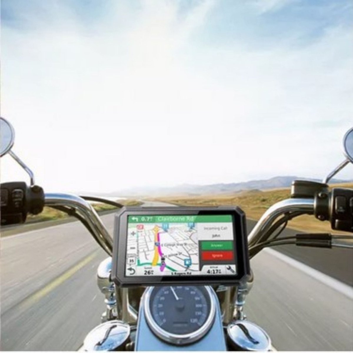 Elebest Motorrad-Navi 7 Zoll CarPlay C750, Android Auto, WIFI - Wasserdichtes Motorrad Navigationsgerätelebest motorrad naviMotorrad CarPlay NaviMotorrad Navi