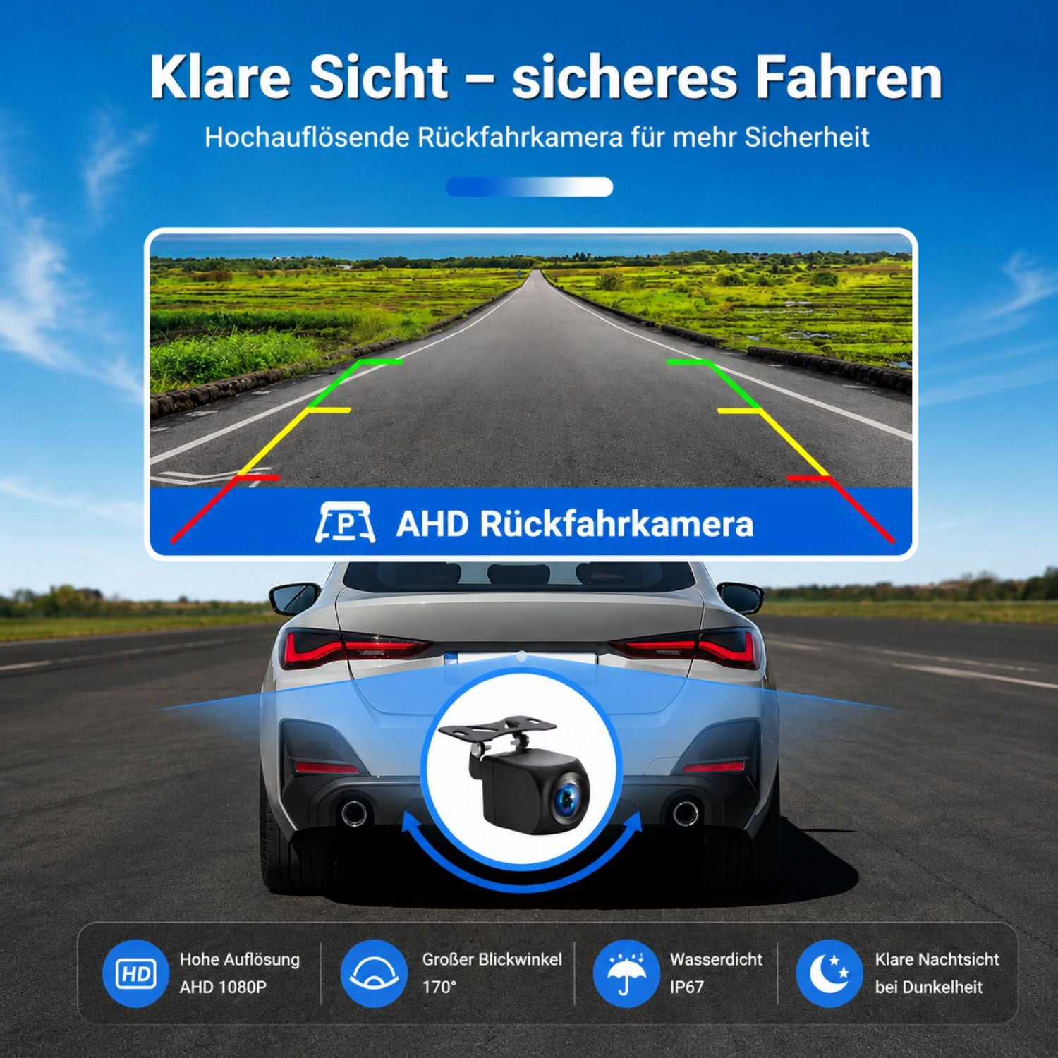 Kabelloses Apple CarPlay und Android Auto auf dem 11,4-Zoll-Display des F88