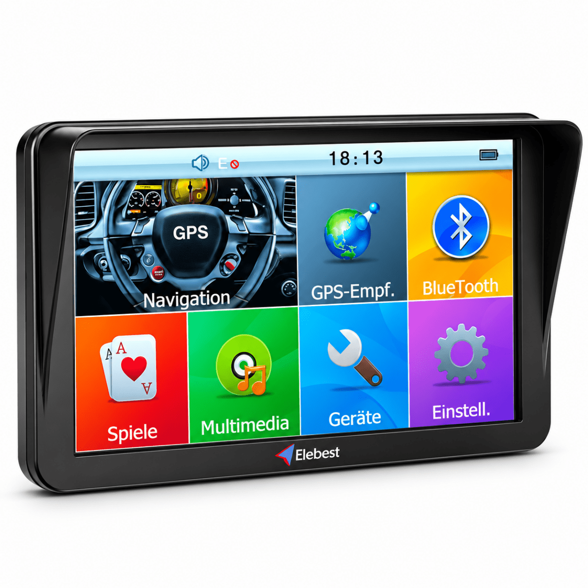 9 Zoll Navi City 90 Plus | Auto Navigationsgerät & Wohnmobil-Navi