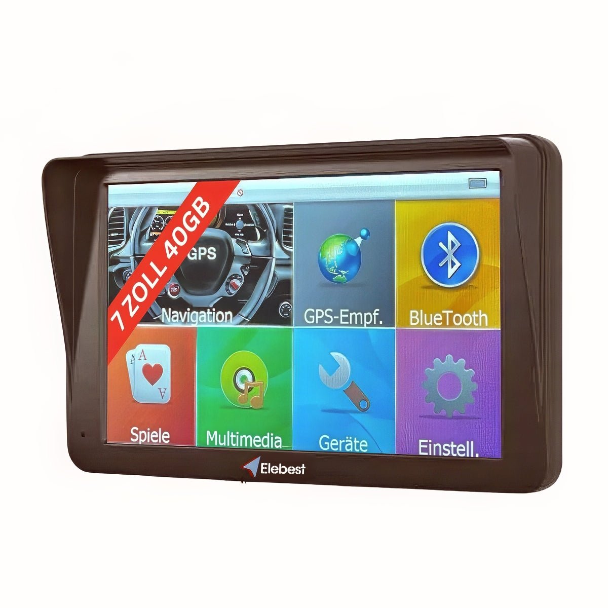 Elebest City 70A 7 Zoll Display Navigationsgerät bluetooth Elebest Navi