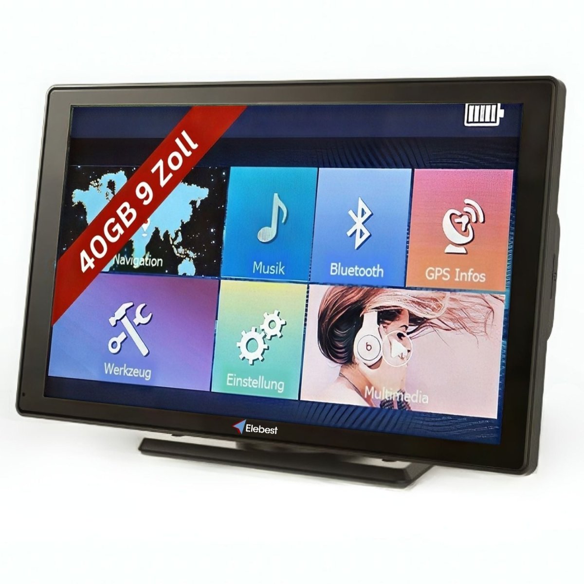 Elebest City 90 Navigationssystem 9 Zoll Display Navigation Elebest Navi navi