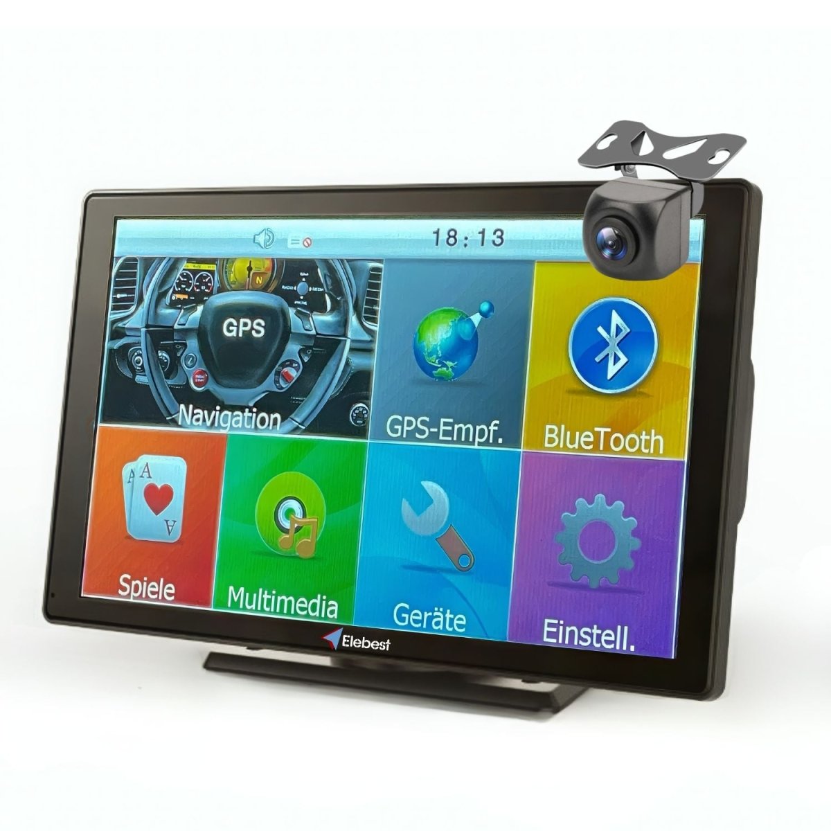 Elebest Drive 924K 9 Zoll Display Funk - Rückfahrkamera drahtlose rückfahrkamera Funk Rückfahrkamera