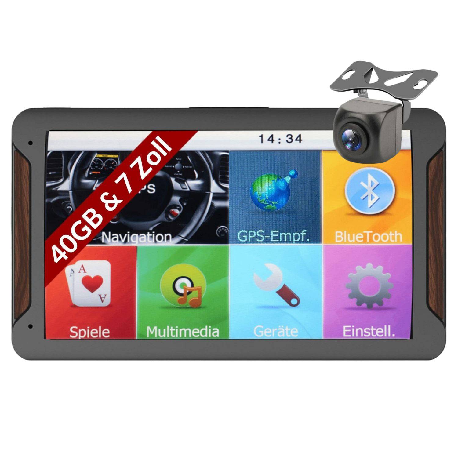 Elebest Drive 7024K Navigationsgerät Funk - Rückfahrkamera elebest funk rückfahrkamera wohnmobil