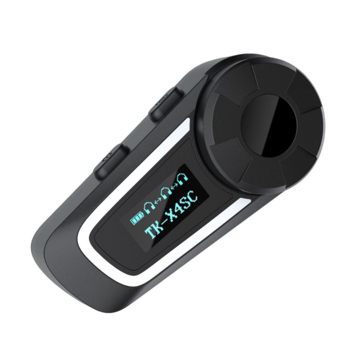 Elebest Motorrad‑Bluetooth‑Headset mit Interkom, Navi‑Ansagen & Musik